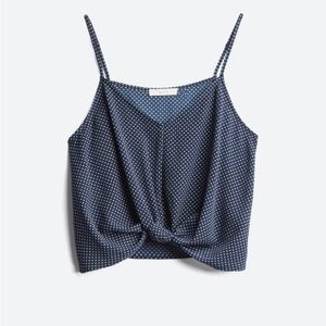 Devon Knot Front cami Crop Blouse